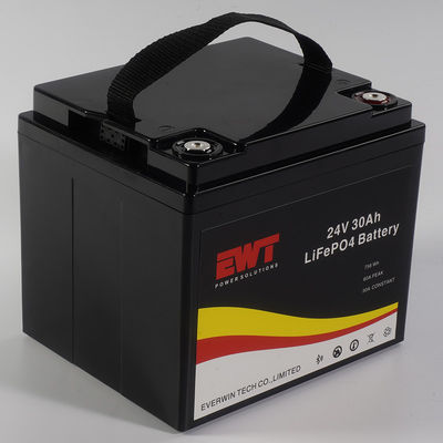 24V Lithium Iron Phosphate Battery Voltage 24V 400Wh Méthode de navire par voie aérienne Parfait pour les applications lourdes
