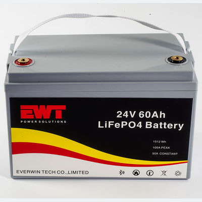Lithium Fer Phosphate 25,6V 60AH Batterie avec Smart BMS EWT usine en gros en ligne