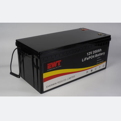 12V 200AH batterie de boîte imperméable personnalisée adaptée à l'alimentation en extérieur