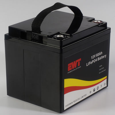 Longue durée de vie de la batterie au lithium 12V 60AH
