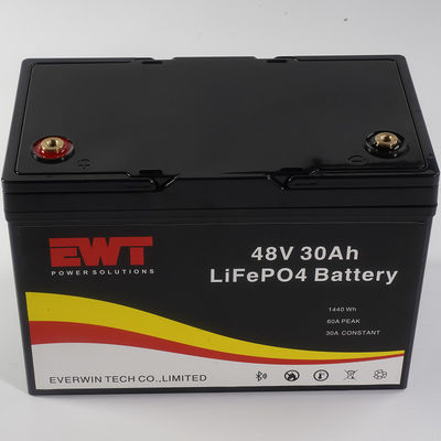 Long cycle de vie rechargeable 48V 30Ah lifepo4 batterie pour scooter vélo électrique voiture de golf