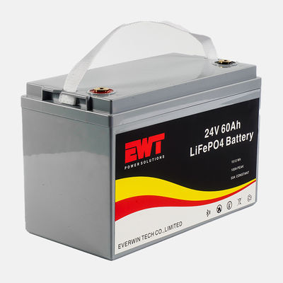 24V 60Ah LiFePO4 batterie pour bateaux électriques 30A Décharge 640Wh Sortie de puissance -20°C à 45°C