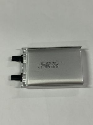 3.7V Voltage nominal Piles à film mince argent source d'alimentation pour diverses applications