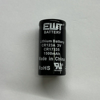 Batterie haute tension 2.0V CR123A 3.0V 1500MAH Li/dioxyde de manganèse pour appareils électroniques