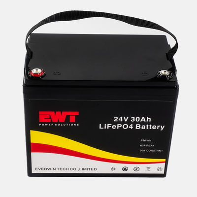 Batterie LFP 24V de longue durée avec une forte densité d'énergie et une durée de vie de 2000 cycles