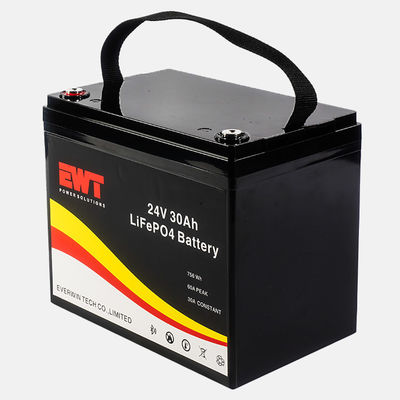 Batterie au lithium-fer-phosphate de 24 V respectueuse de l'environnement, à coût abordable et à forte densité d'énergie