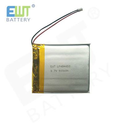 Voltage nominal 3,7 V Batterie au lithium polymère LP484450 3,7 V 900 mAh Grade A pour la décharge