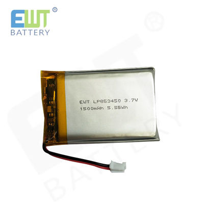 LP853450 3.7V 1500MAH Li-polymère avec courant de charge maximal 1C