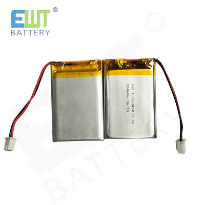 LP553450 3,7V 950mAh Batterie au lithium polymère 1S1P Pack Assemblage modèle de support PCM