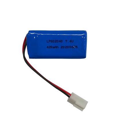 Type de connecteur personnalisé Batterie polymère au lithium 1A Maximum de courant de charge Plage de température -20C -60C