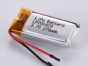 Le pack LiPo LP701429 de haute capacité 3,7V 270MAH est la mise à niveau ultime pour vos voitures RC de Leading