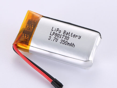 LP801730 3.7V 350MAH LiPo batterie pour toute application Durable et résistant à la température