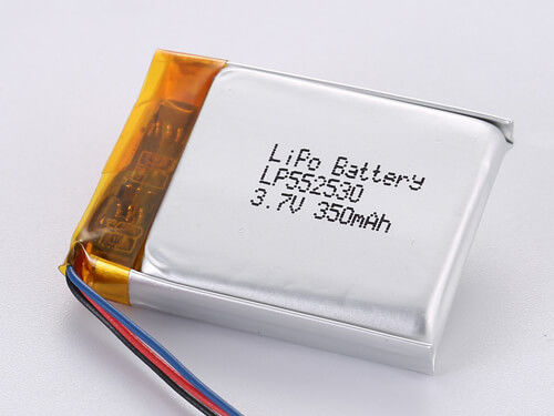 LP552530 3,7V 350MAH Batterie rechargeable au lithium polymère -20 à 45 degrés Celsius Performance de qualité supérieure