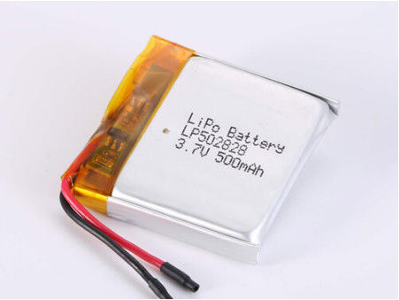 LP502828 3,7V 500MAH batterie au lithium polymère avec type de connecteur JST/personnalisé et certificats ROHS Voltage 3,7V Matériau anodique Autre