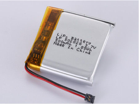 Batterie polymère au lithium LP502828 à longue durée de vie de 3,7 V 500 MAH pour la livraison de TNT et les appareils électroniques