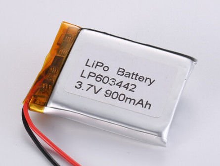 LP603442 3,7V 900MAH batterie au lithium-ion fabricants batterie au lithium polymère avec circuit protégé et de qualité A
