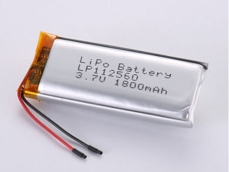LP112560 3,7V 1800MAH Batterie Li-Ion Les fabricants avec protection contre la surcharge et le pack Soft Pack