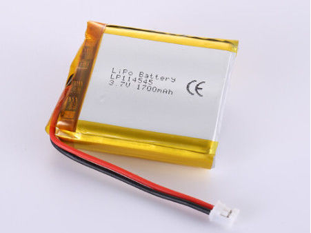 Pack de batterie LiPo carré à haute capacité et conception de pack doux pour des performances durables LP114545 3.7V 1700MAH