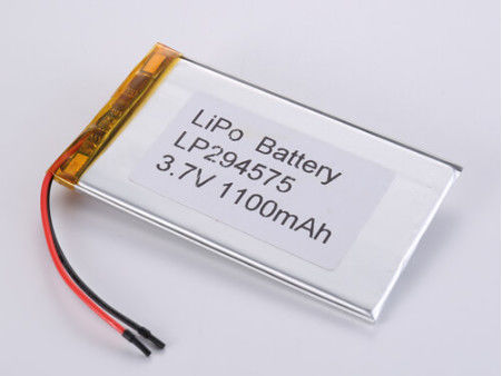 LP294575 3.7V 1100MHA Piles polymères au lithium carrées avec protection contre la surcharge