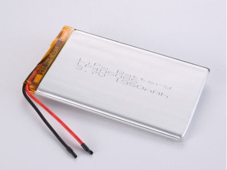 LP405085 3,7V 1950MAH Batterie polymère au lithium argentée à décharge maximale de 1C et de qualité A 12 mois Garantie d'un an