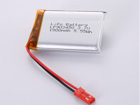 LP903450 3,7V 1500MAH Une batterie au lithium polymère de conception de poche de qualité avec certifications FCC