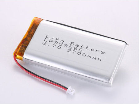 LP953566 3,7V 2700MAH batterie rechargeable au lithium polymère prismatique, poche, bouton Forme A