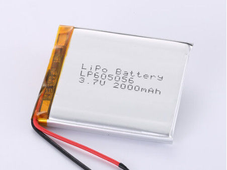 LP605056 3.7v Lipo batterie haute capacité batterie polymère au lithium 2000MAH protection PCB polymère Li-ion cellule rechargeable