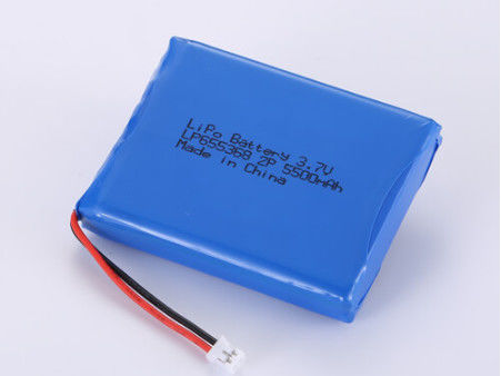 Batterie au lithium-polymère Li-polymère 3,7 V 5500 MAH avec courant de décharge de 1 C