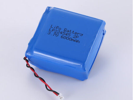 LP224545 3,7V 6000MAH Batterie Li-Ion Fabricants LiPo Pack de haute capacité avec 500 cycles Durée de vie à -20°C à 60°C
