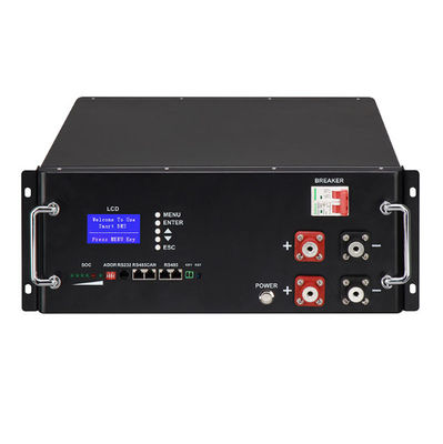 batterie au lithium fer phosphate type rack stockage d'énergie batterie au lithium 48V/51.2V 100Ah ménage ménage photovoltaïque
