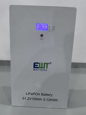 Premium EWT LiFePO4 51.2V 100Ah 5,12 kWh batterie pour une alimentation solaire et RV fiable