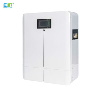 51.2V 100AH Pièces de stockage d'énergie montées sur le mur, Pièces de stockage d'énergie solaire pour la maison Pièces de lithium fer phosphate