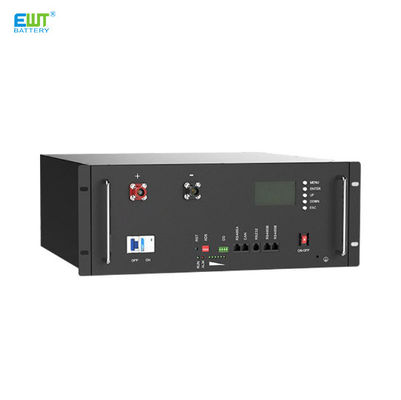 51.2V batterie photovoltaïque de stockage d'énergie montée sur un rack avec boîtier ABS certifié UL et technologie Li-ion