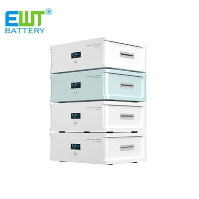 100Ah 48V batterie au lithium-ion fabricants batterie de stockage optique de système solaire empilée haute puissance pour ménage