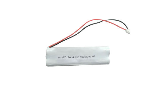 NI-CD 4.8V 1000MAH Bouton haut terminal Type 72200 Batterie médicale -20°C à 35°C pour les dispositifs médicaux