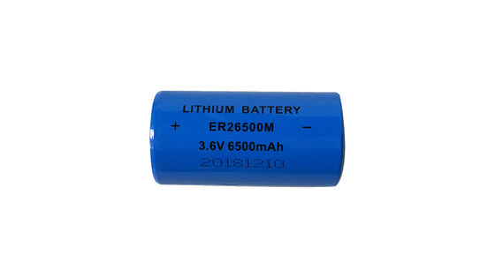 Batterie au chlorure de thionyle de lithium ER26500M 3,6 V 6500MAH avec haute tension de fonctionnement et bornes/broches/fils/connecteurs personnalisés